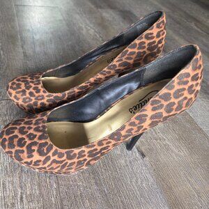 Candies leopard print heel